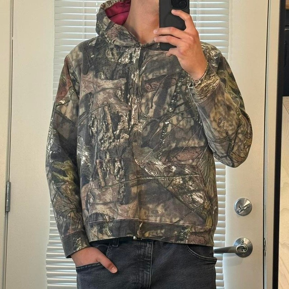Mossy Oak camo hoodie boxy fit XL